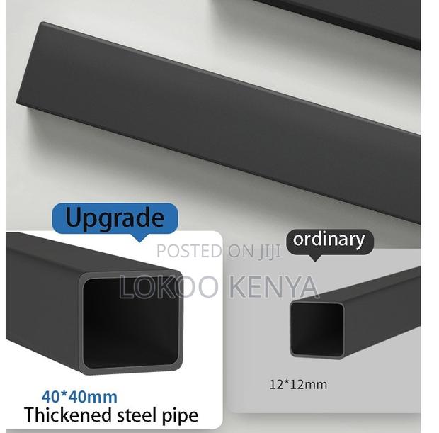 Office Desk; Rectangular Computer Desk -Simple Stylish Metal Framed - thumbnail 4