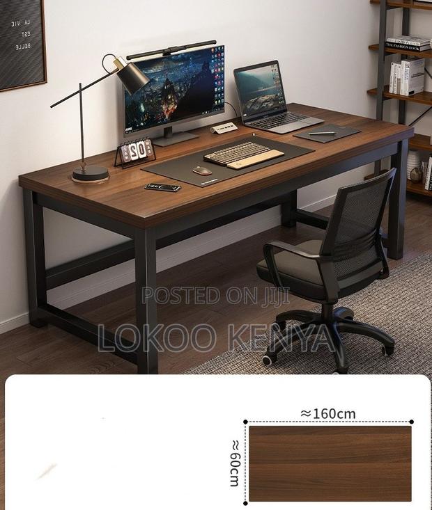 Office Desk; Rectangular Computer Desk -Simple Stylish Metal Framed - thumbnail 10