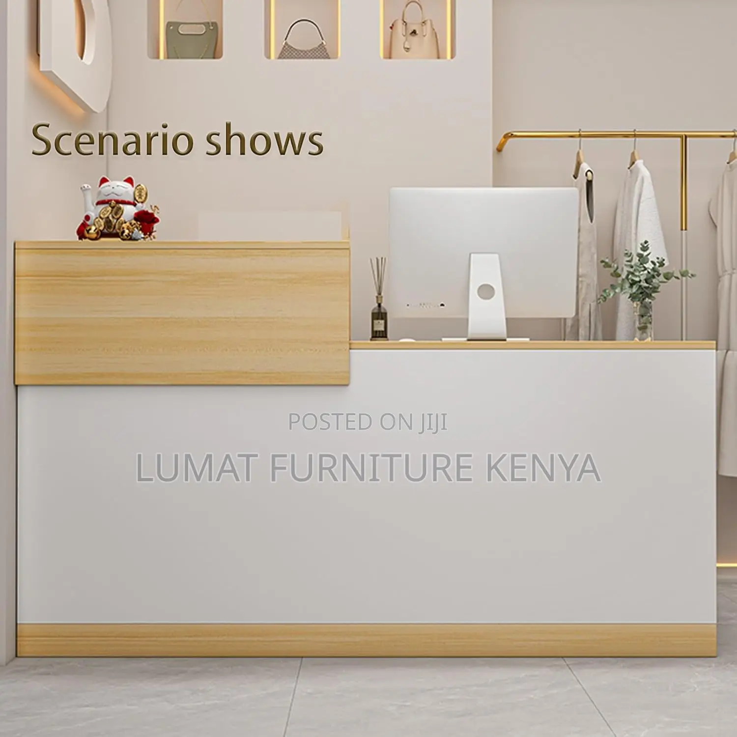 Modern Office 1.6m Secretarial Desk