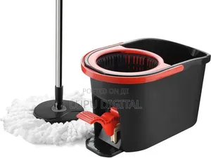 12l Bucket Foot Pedal Spin Mop (Rotary Mop)