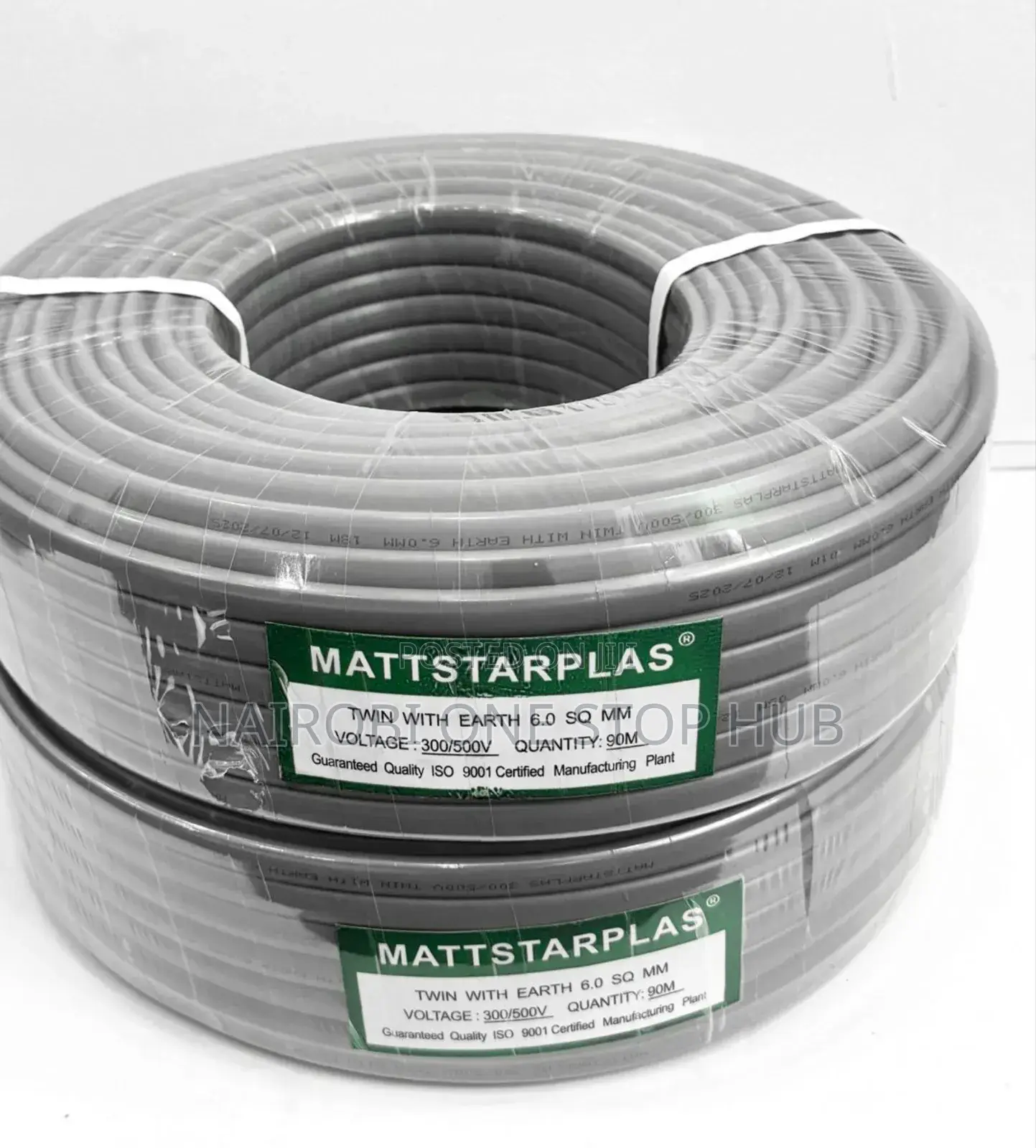 6.0mm Electric Cable With Earth