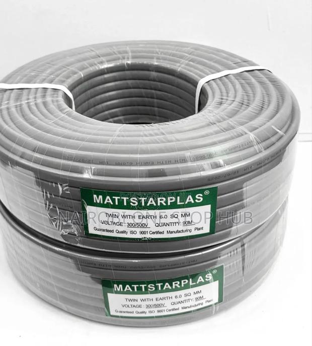 6.0mm Electric Cable With Earth