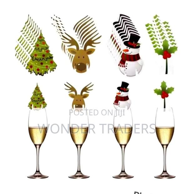 10 Pieces Christmas Cup Card .Random Design