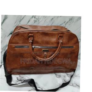 Leather Large Travel Duffle Bag - main view