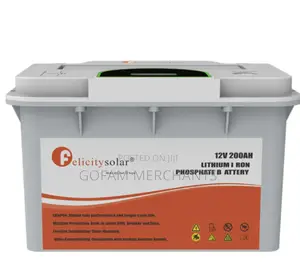 Felicity 12v 200ah 2.56kwh Lithium Solar Battery (Fla 12200)