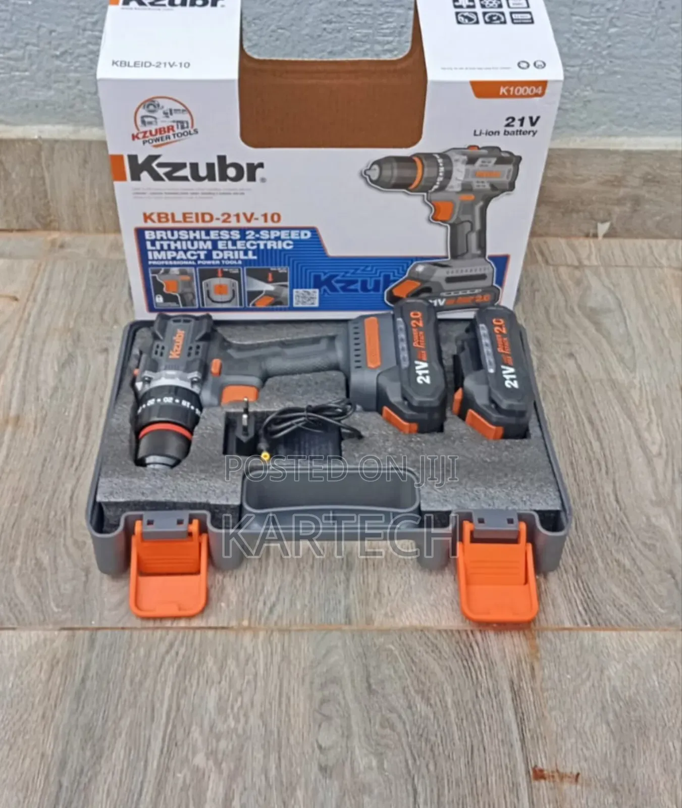 Kzubr Kbleid-21v-10 Brushless 2-Speed Impact Drill