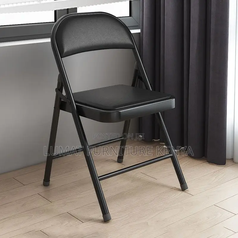 Black Foldable Outdoor/Indoor Chair