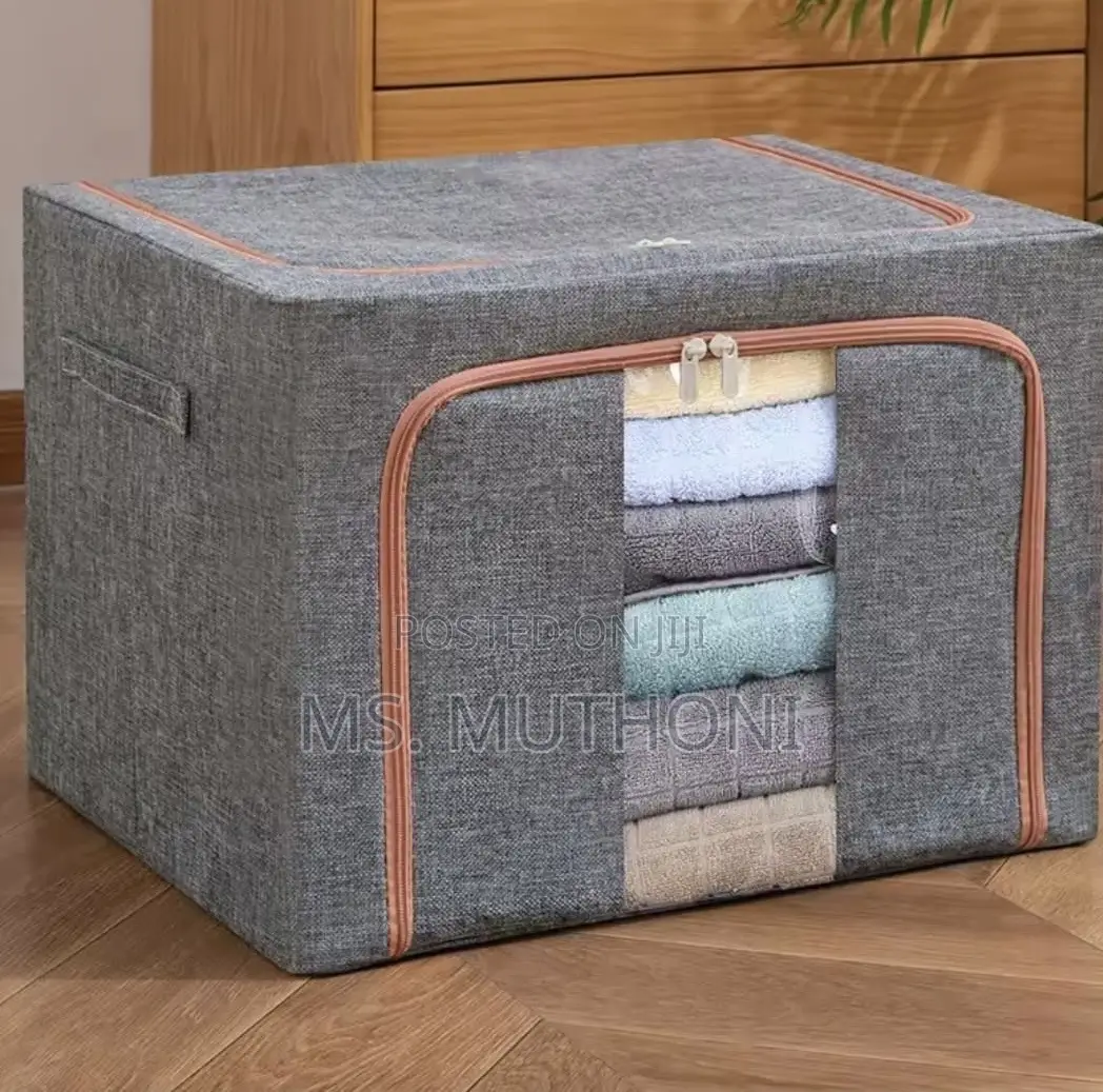 100l Zipped Storage Box/ Wardrobe Organiser With Waterproof Bottom