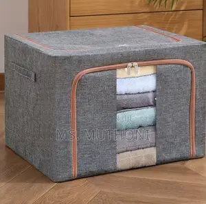 100l Zipped Storage Box/ Wardrobe Organiser With Waterproof Bottom