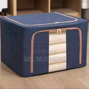 100l Zipped Storage Box/ Wardrobe Organiser With Waterproof Bottom