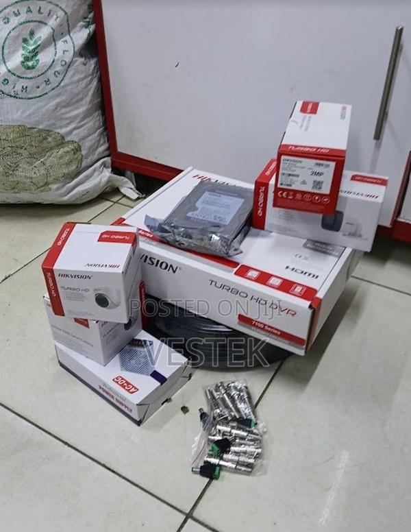 CCTV Camera Hikvision 4 Channel System With 4ch Hikvision, Night Visio - main view