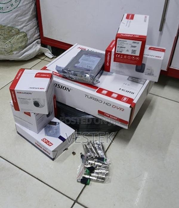 Hikvision 4channel CCTV Security Complete Full Kit Indoor/Outdoor