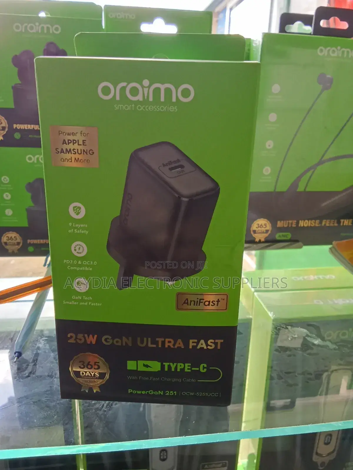 Oraimo Powergn 251 25w Ultra Fast Type C Charger