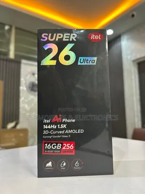 New Itel S26 Ultra 256 GB Black