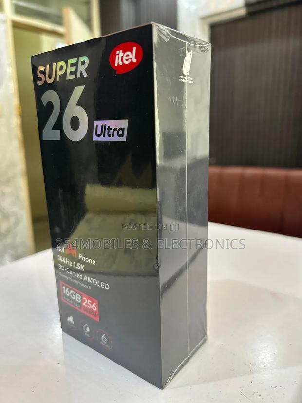 New Itel S26 Ultra 256 GB Black - thumbnail 3