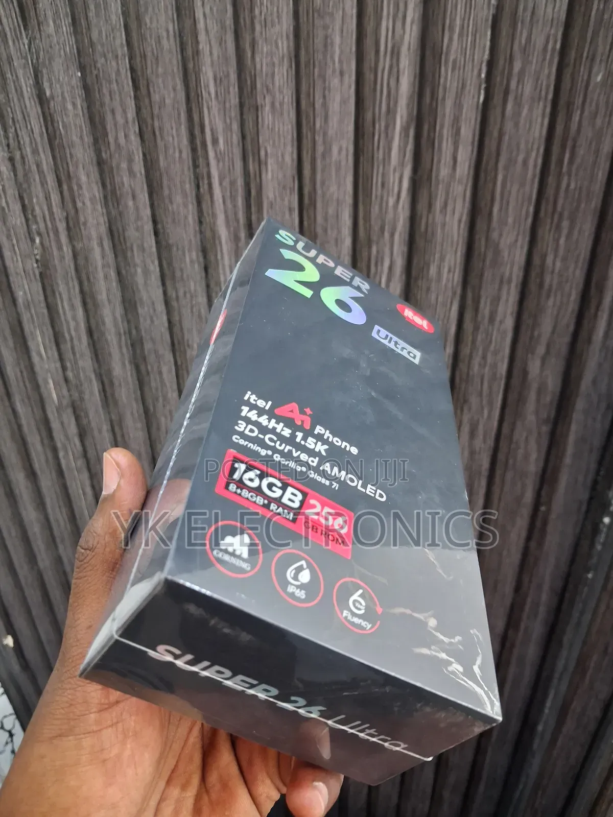 New Itel S26 Ultra 256 GB Black