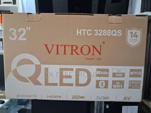 Vitron 32 Inch Qled Smart Android Tv Htc3288qs With Bluetooth