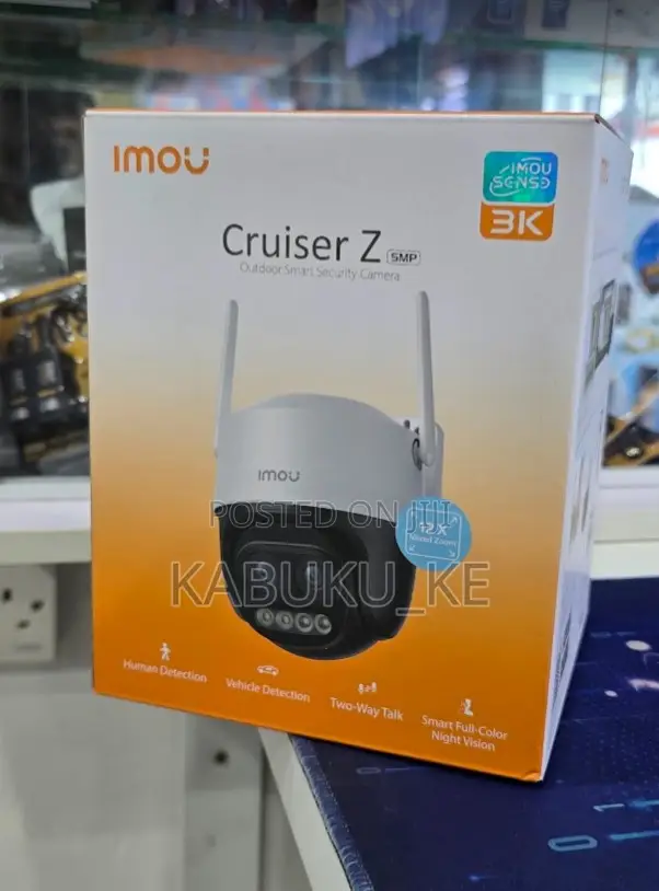 Imou Cruiser Z 5mp Wi-Fi Security Camera, 12x Mixed Zoom PTZ Camera