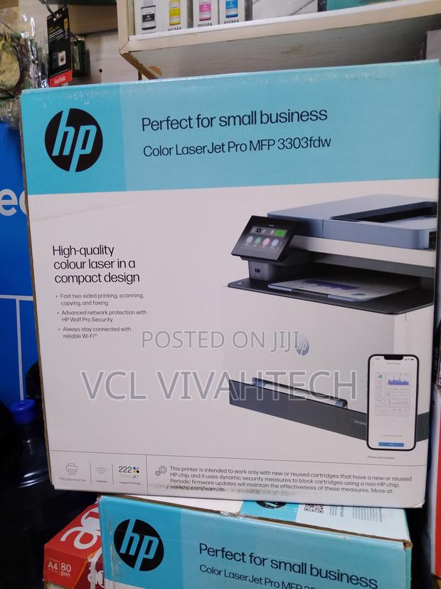 Hp 303fdw Colour Laserjet Printer - main view