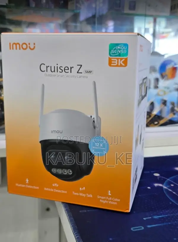 Imou 5mp Outdoor Wifi Smart Security Camera With X12 Zoom Colored