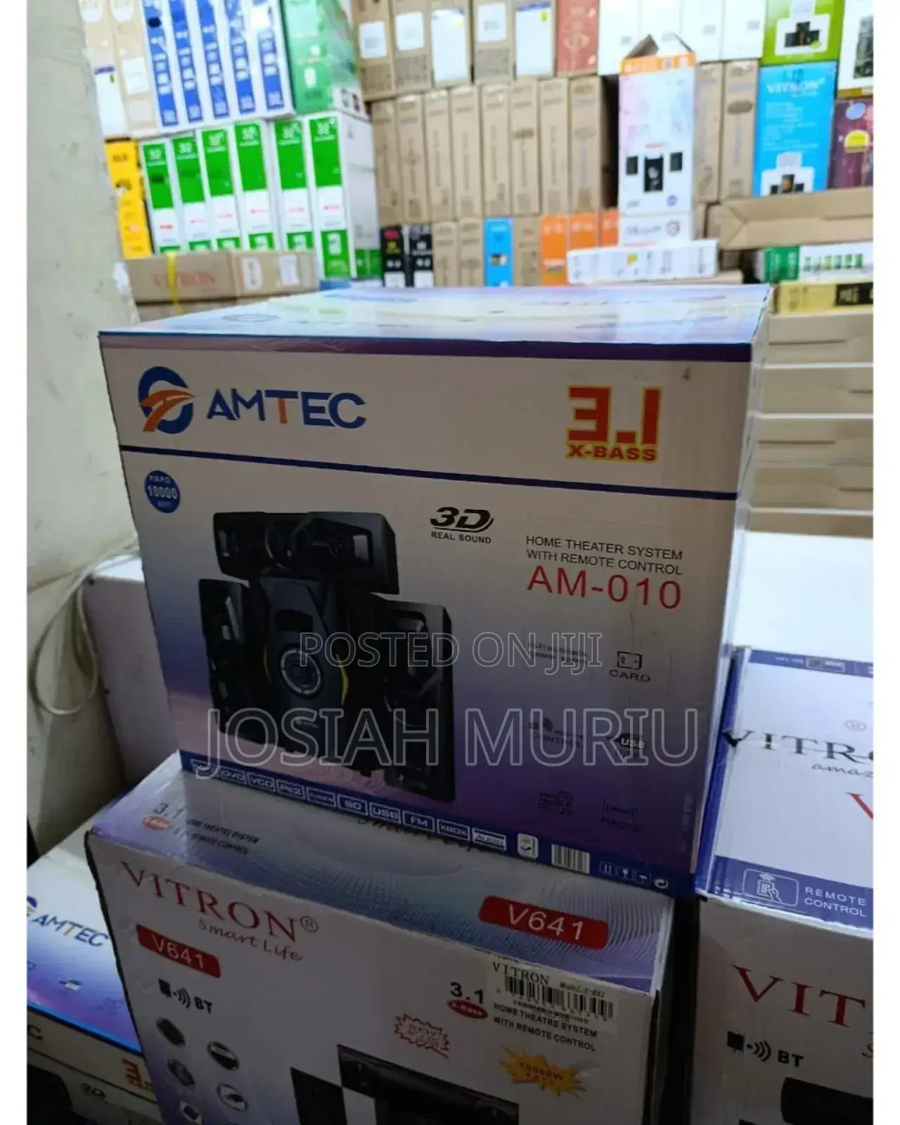 Am-010 3.1ch 10000watts Amtec Home Theater System With Remote Control