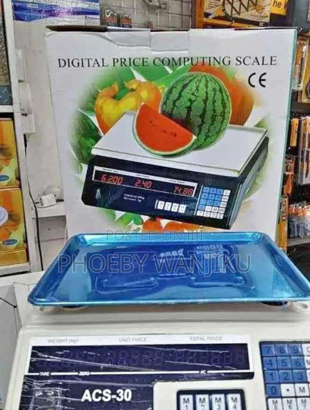 Digital Price Weight Computing Scale - main view