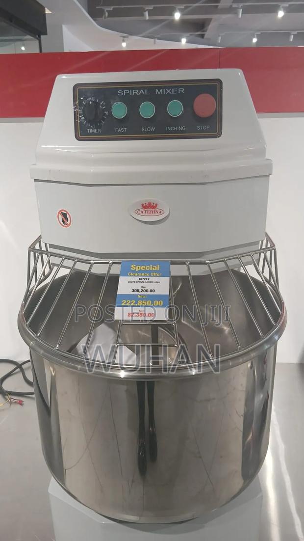Caterina 60 Litres(Max 80 Litres)Spiral Mixer, Stainless Steel Bowl