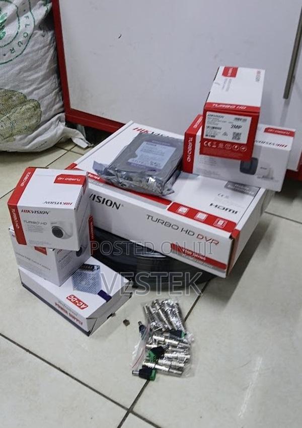 4cctv Quality Complete Cameras 4channel Hikvision CCTVS