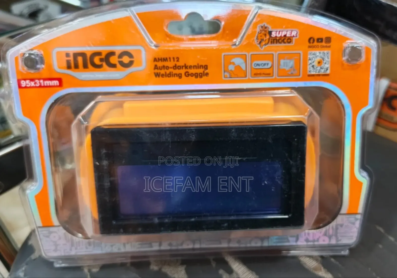 Ingco Welding Goggles/Auto Darkening Welding Goggles