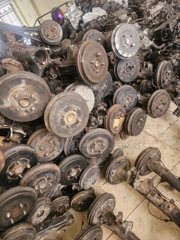 Complete Rear Axles With Drums For Probox - main view