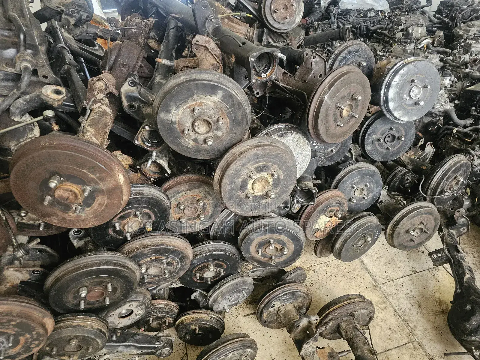 Complete Rear Axles With Drums For Probox