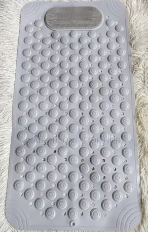 Bathroom Safety Mat With Foot Scrubber