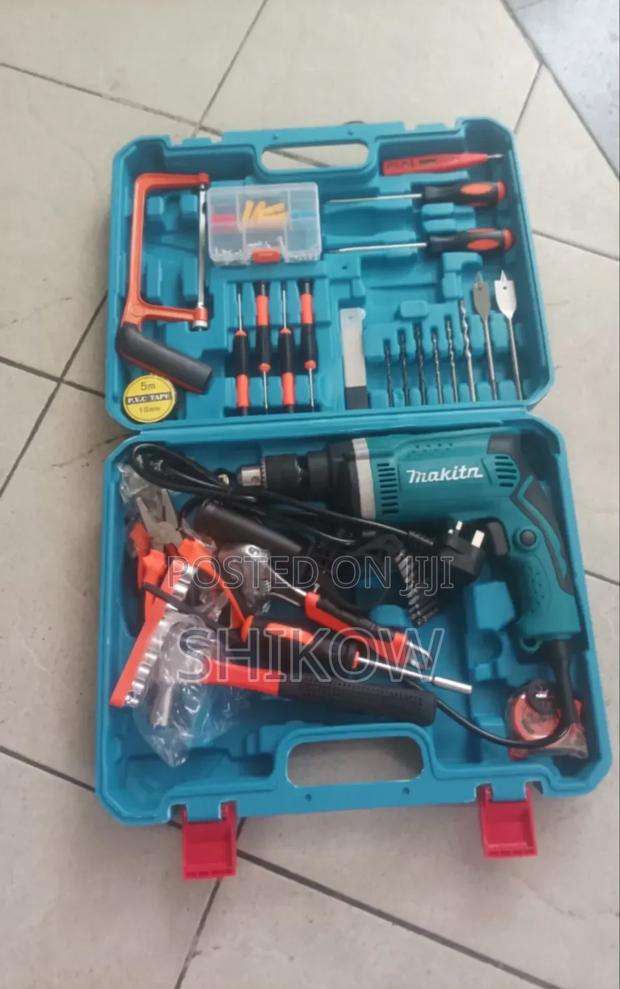 Makita Tool Set 710w Impact Drill. - main view