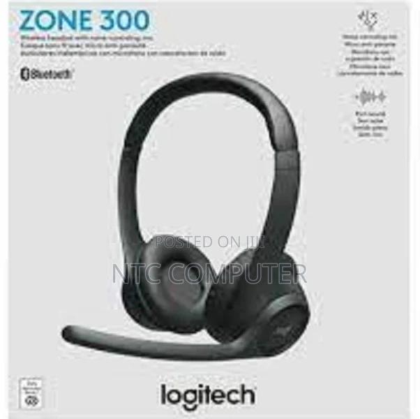 Logitech Zone 300 Wireless Bluetooth Headset - Midnight Black