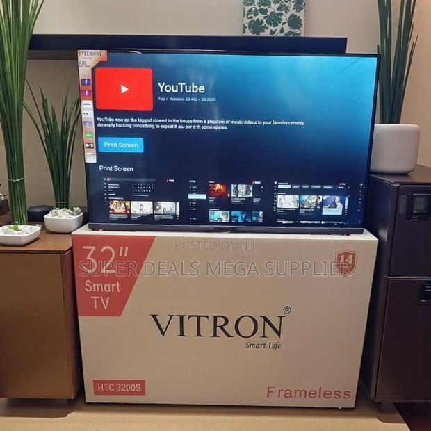 Vitron 32 Inch Smart Android Frameless Led Tv Internet Ready - thumbnail 2
