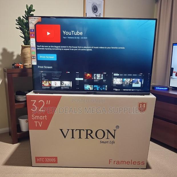 Vitron 32 Inch Frameless Smart Led Tv With Android Features - thumbnail 2