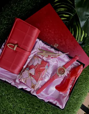 Gift Set for Her ; Perfume Wallet ,Timepiece Hair Clip