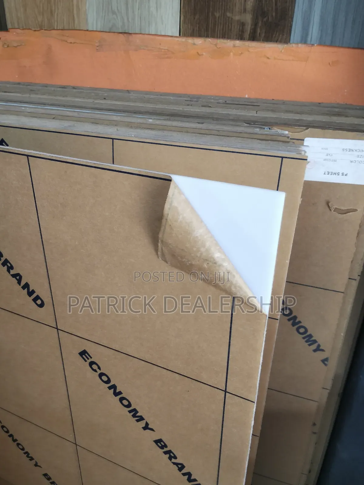 Plastic Glass White Perspex