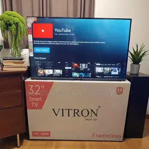 Vitron 32 Inch Frameless Android Smart Led Tv With Clear View