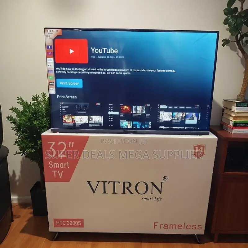 Vitron 32 Inch Smart Android Led Tv Frameless Full Hd Display