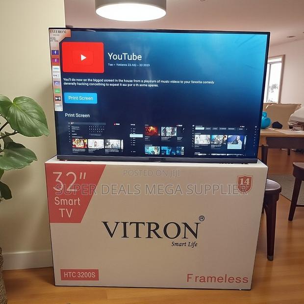 Vitron 32 Inch Android Smart Led Tv Frameless Sleek Design - thumbnail 2