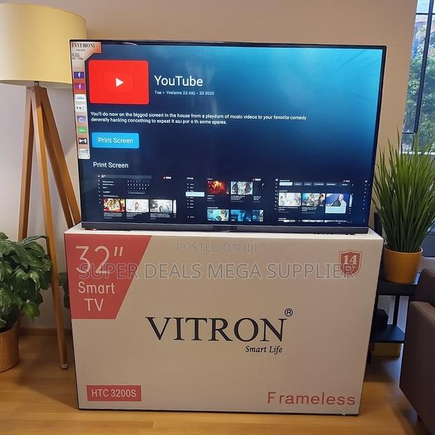 Vitron 32 Inch Android Smart Led Tv Frameless Sleek Design - thumbnail 3