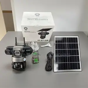 12mp 4g Triple Lens Solar CCTV Camera Ai Motion Detection PTZ Cam