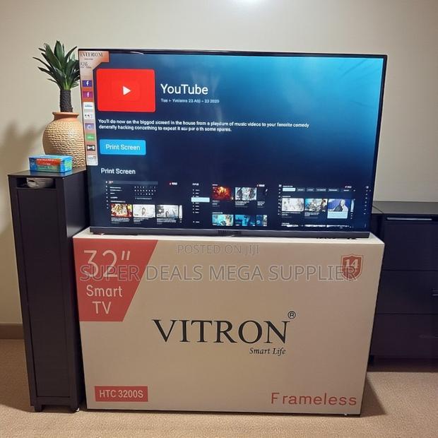 Vitron 32 Inch Frameless Smart Android Tv With Hd Led Screen - thumbnail 2