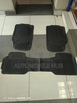 3 PCS Cojoined Floor Mats Rubber - Back Raw Joined Floor Mats