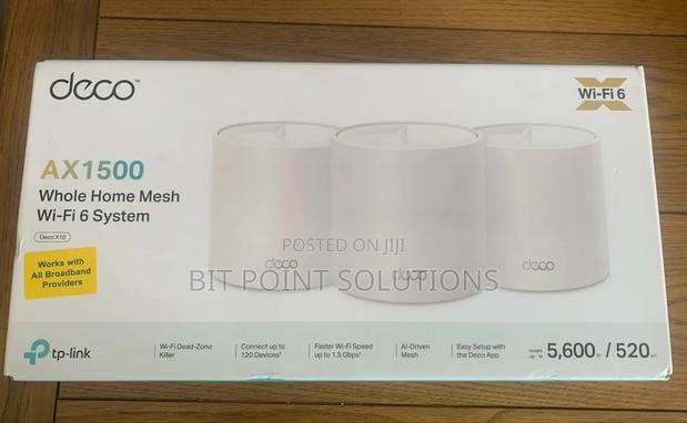 Tplink Deco Ax10 3pack Ax1500 Whole Home Mesh Wifi 6 System - main view