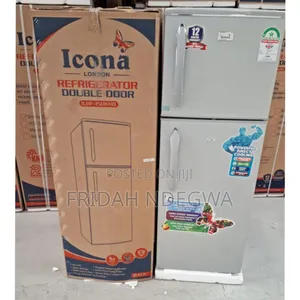 Icona 138 Litres Double Door Refrigerator With Handle