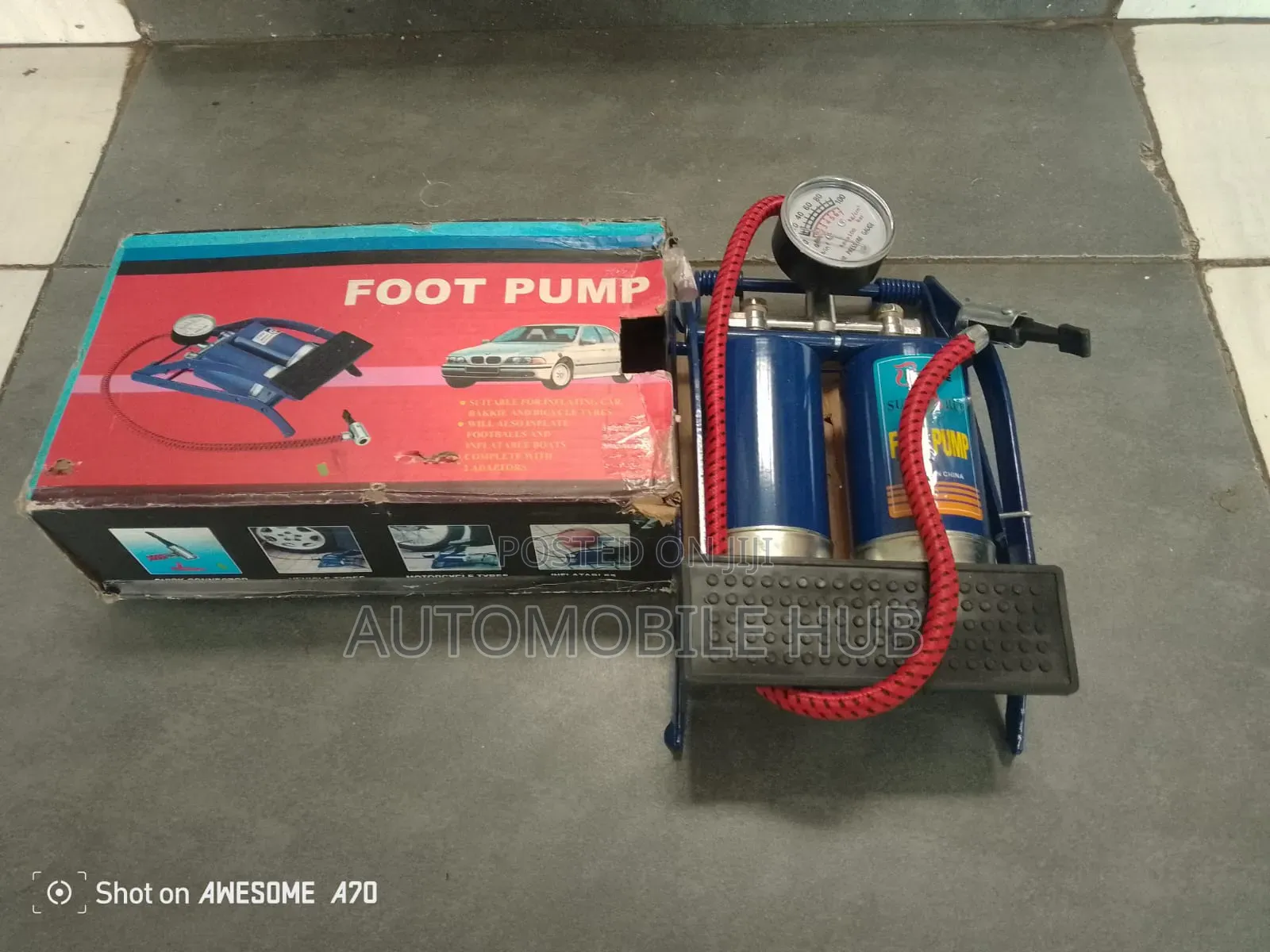 Manual Tyre Inflator Nairobi, Car Foot Pump