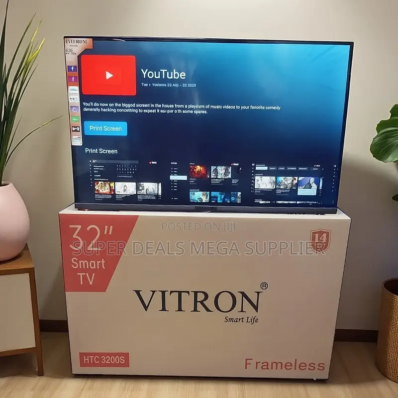 Vitron 32 Inch Android Smart Led Tv High Definition Display