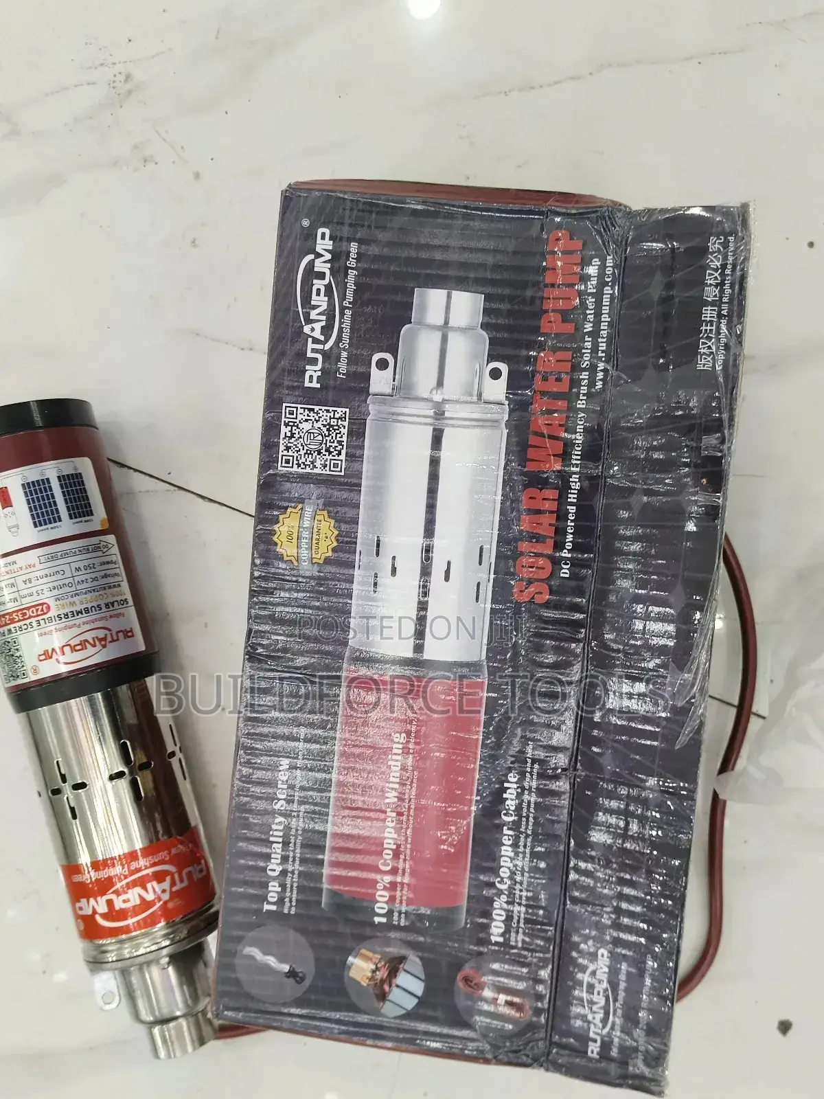 Rutan Solar Submersible Water Pump